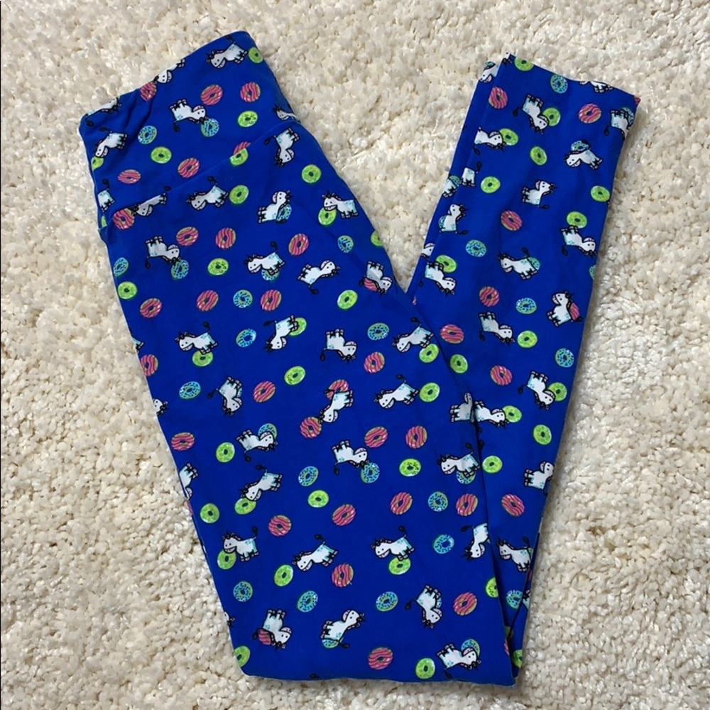 Lularoe Unicorn & Donut Leggings